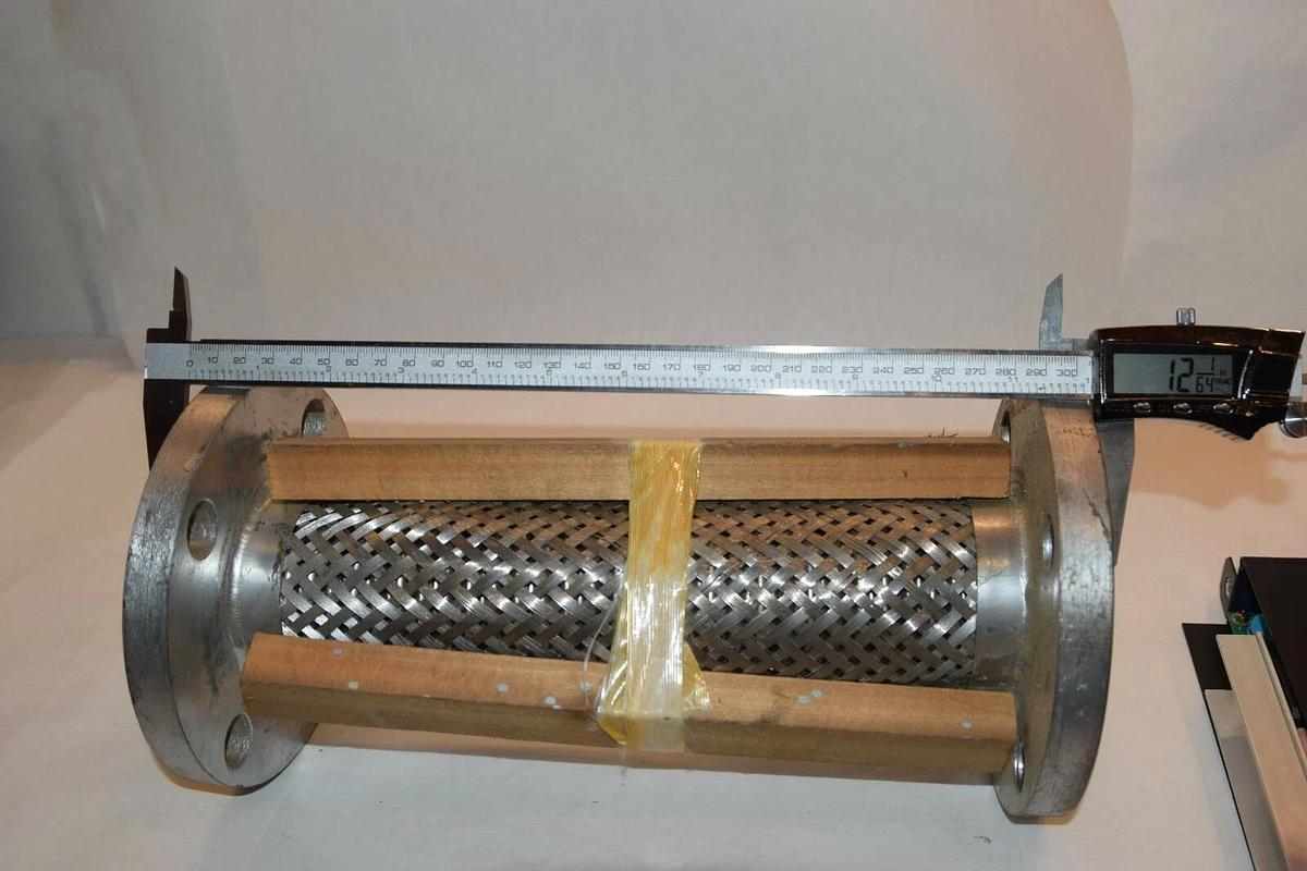 METRAFLEX 2" x 12" Stainless Flex pipe SS pump connection steel flange (NEW)