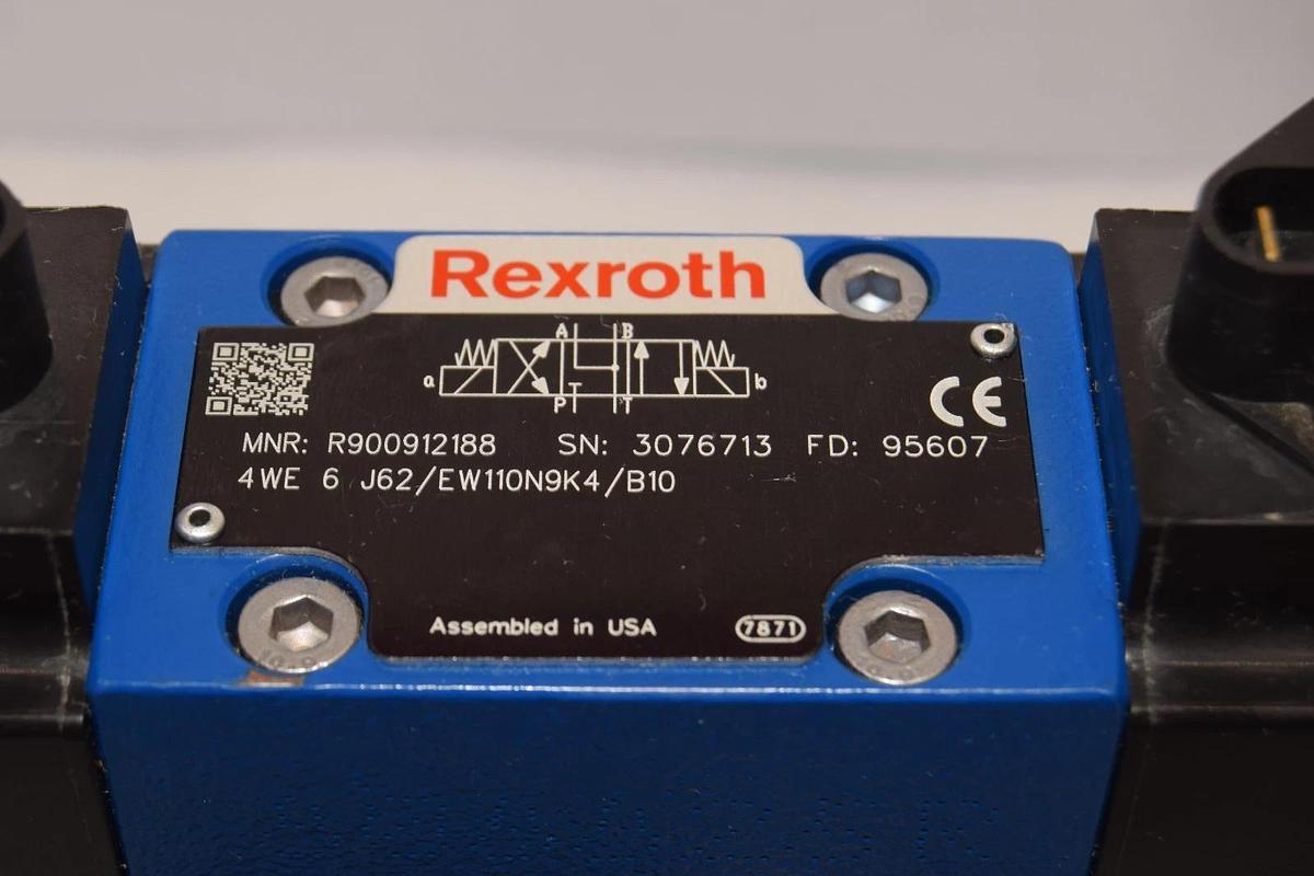 Rexroth Valve 4WEH16J72/6EW110N9ETK4/B10 R900939187 4WE6J62/EW110N9K4/B10 *NEW*