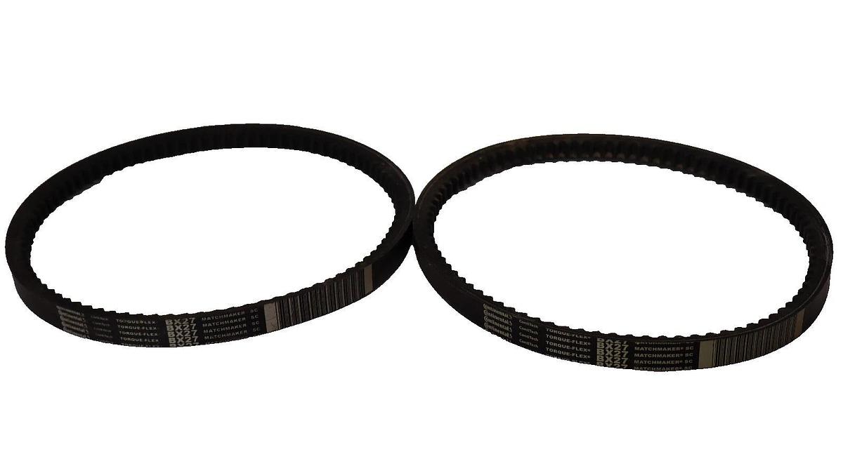 Continental BX27 Torque-Flex Matchmaker SC Cogged Belt V-Belt (New - Lot of 2)