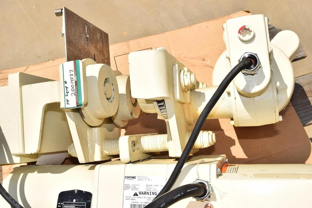 Coffing JLC 1 Ton Electric Hoist w/ Trolley JLCMT2016-1 JLC2016-15-1 115/230 NEW