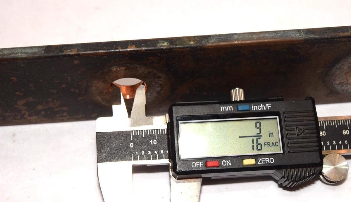 Used Buss Bar 10" x 2" x 1/4" Copper