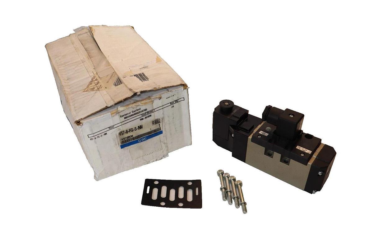 (NEW) SMC VS7-8-FG-S-1NM Solenoid Valve