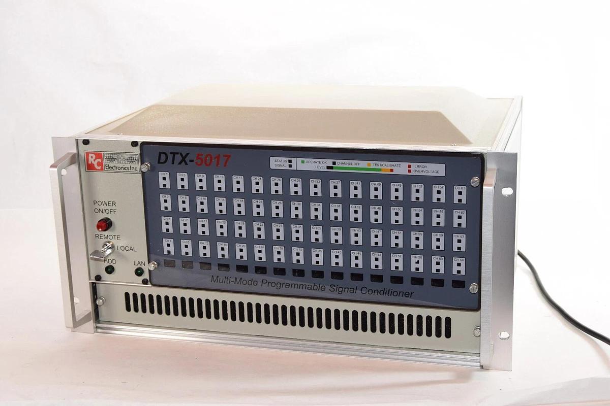 Used RC Electronics DTX-5017LE DTX-5017 64 Multi Mode Prog Channel Signal Conditioner