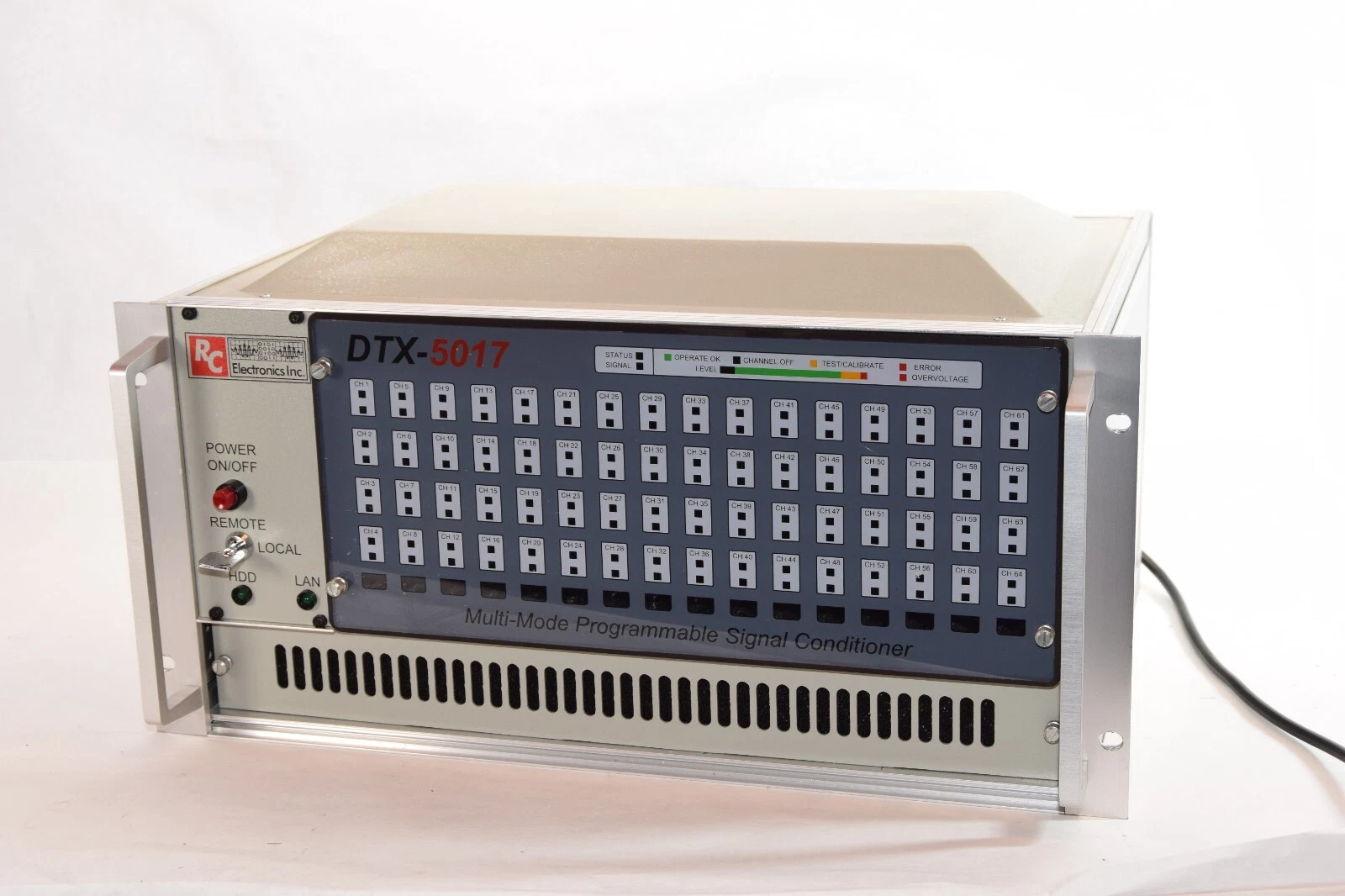 Used RC Electronics DTX-5017LE DTX-5017 64 Multi Mode Prog Channel Signal Conditioner