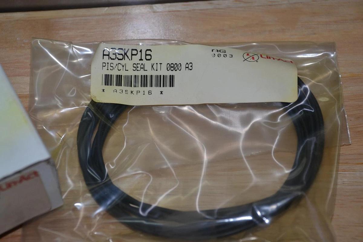 Used Lin-Act A3SKP16 Piston Cylinder Seal Kit Rebuild Kit