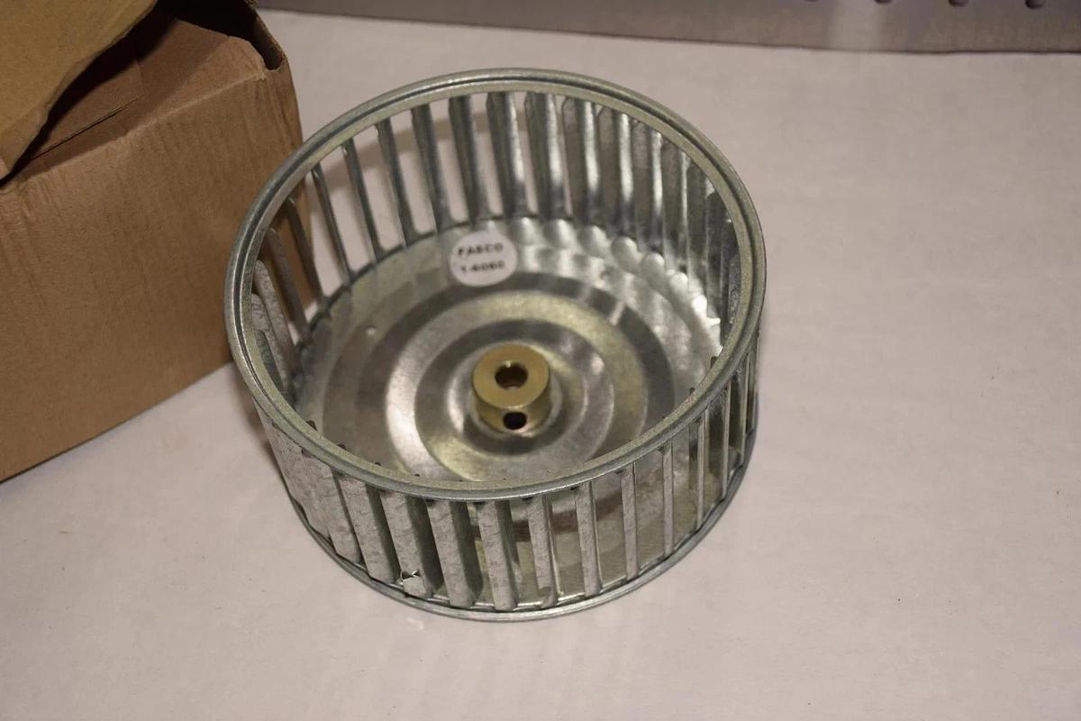 FASCO 1-6060 16060 3/8" BORE 6-3/16" DIA 2-15/16"W SINGLE INLET WHEEL NEW