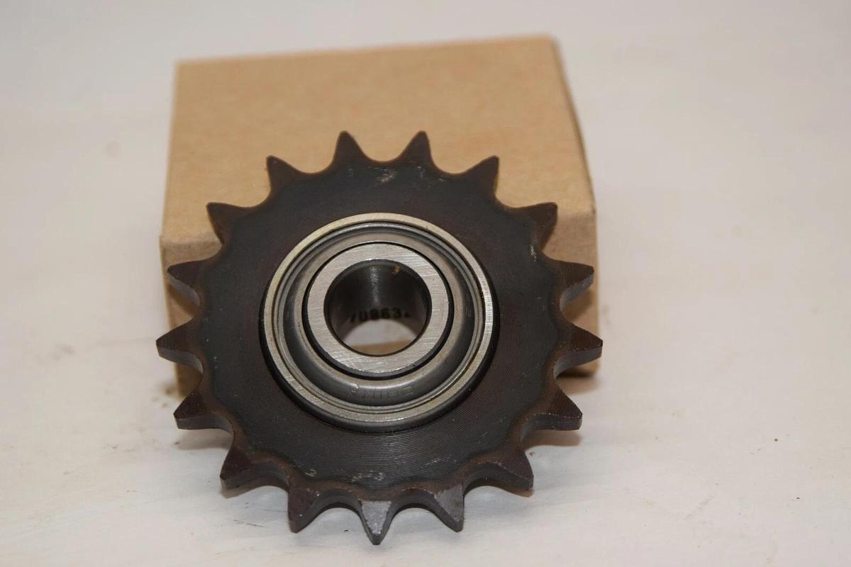 (NEW) MCMASTER-CARR 40BB17H x .640 17 Teeth Idler Sprocket