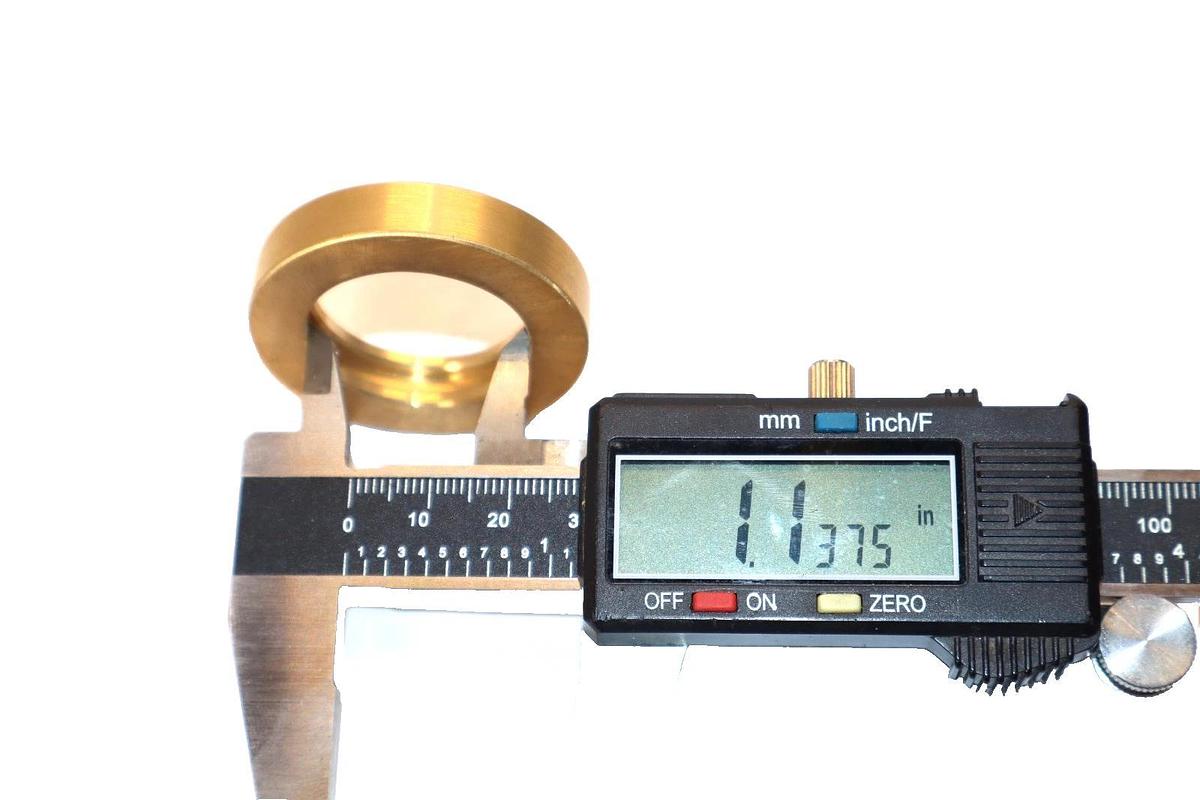 1.139" ID x 1.739" OD Shaft Mixer Seal , Brass (New - Lot of 4)