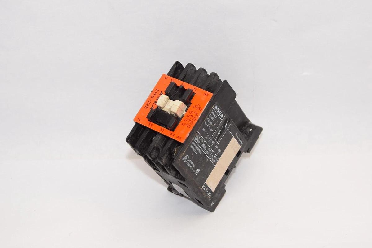Used ASEA EH6-22E 110/120V , 50/60Hz Coil Control Relay