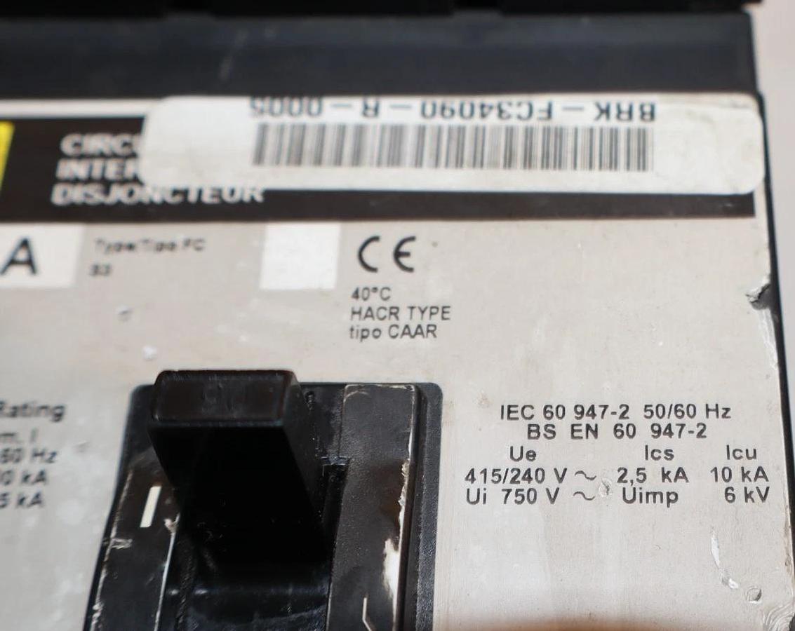 Used Square D Circuit Breaker 90A 90 Amp FC34090 480VAC