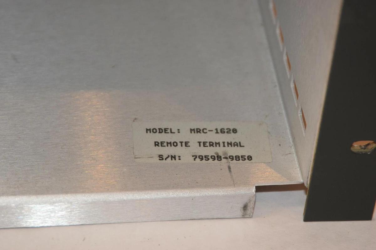 Used MOSELEY MRC-1620 MRC1620 MRC 1620 Remote Terminal Control System