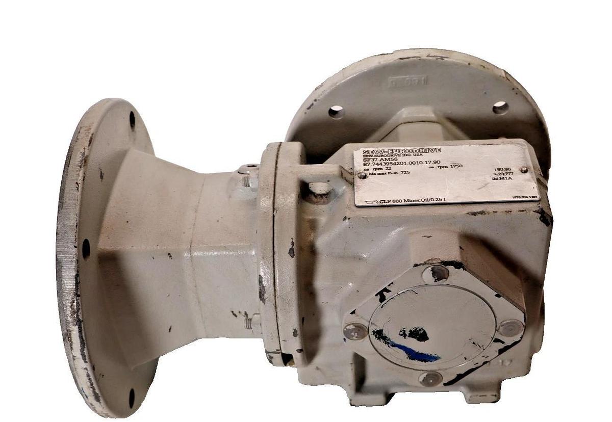 SEW-EURODRIVE Gearbox Gear Reducer SF37 AM56 SF37AM56 1750rpm 80.96 (NOS)