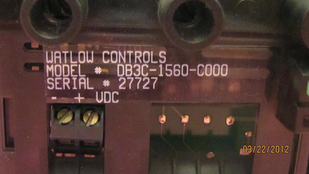 Used WATLOW CONTROLS DIN-A-MITE DB3C-1560-C000 DB3C 1560 C000 DB3C1560C000