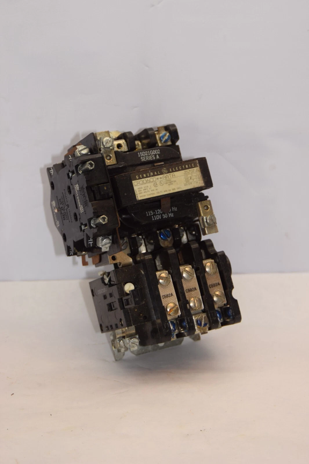 Used GE GENERAL ELECTRIC CR306C0**AATA Size 1 Starter 120V Coil CR324C310F9X Relay
