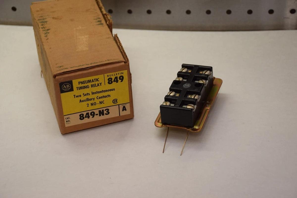 NEW ALLEN-BRADLEY 849-N3 PNEUMATIC TIMING AUXILIARY CONTACT