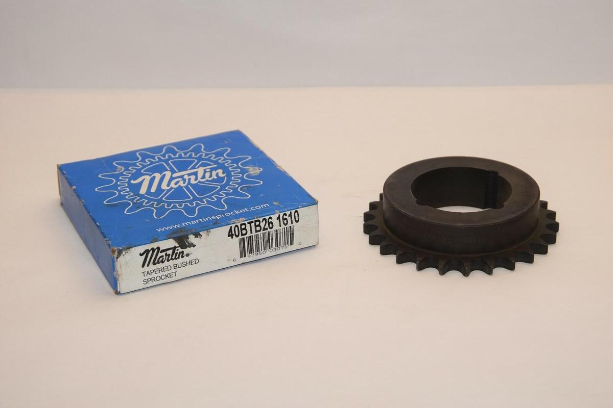 (NEW) MARTIN 40BTB26 1610 26 Teeth 1610 Bushing Sprocket