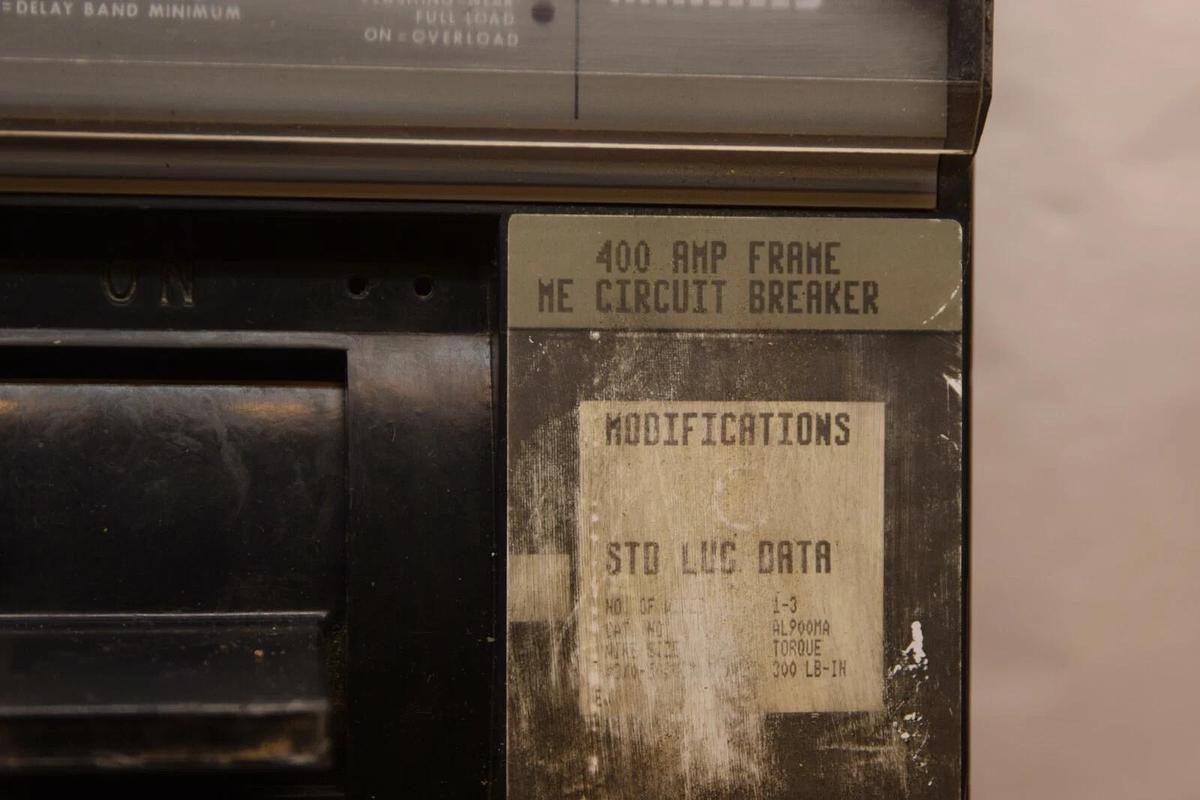 Used SQUARE D I-LINE ME436LI 400A 400 Amp A 600V CIRCUIT BREAKER 400A Trip ME4400RP