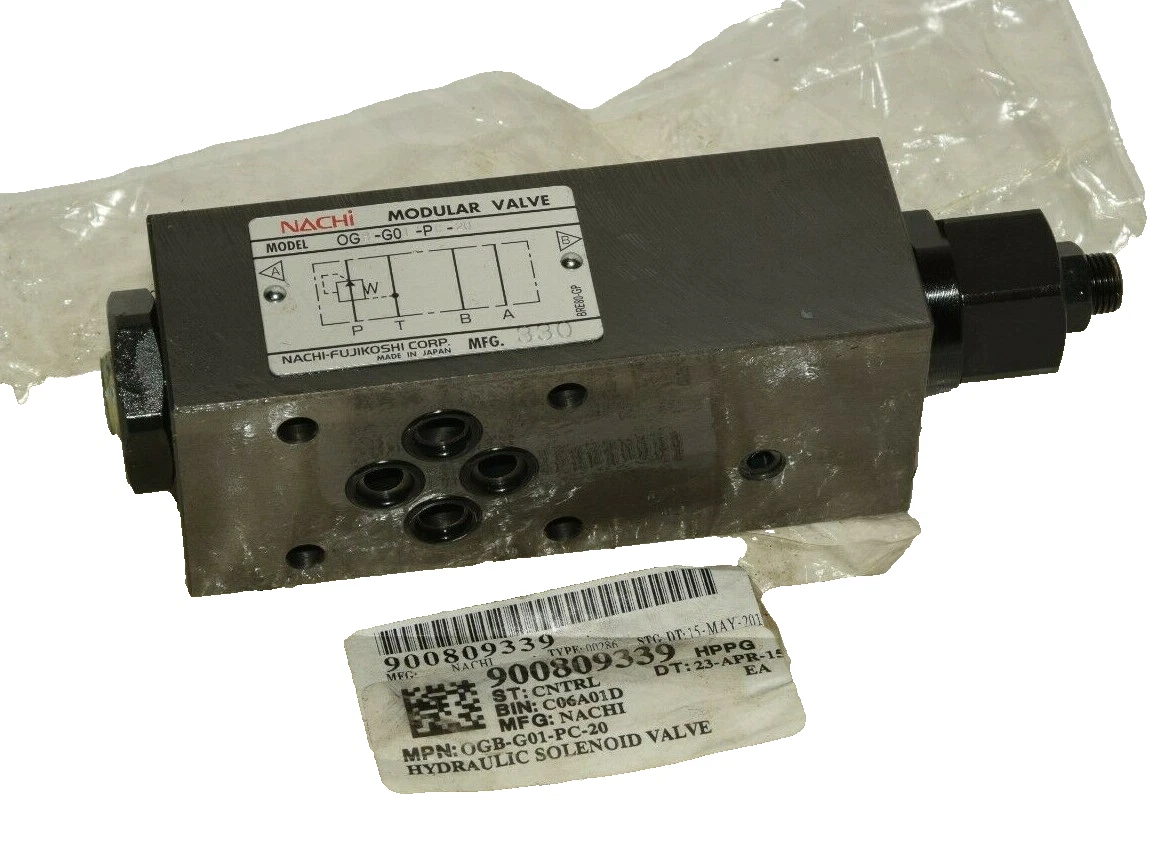 NACHI OGB-G01-PC-20 OGBG01PC20 Modular Valve (NEW)
