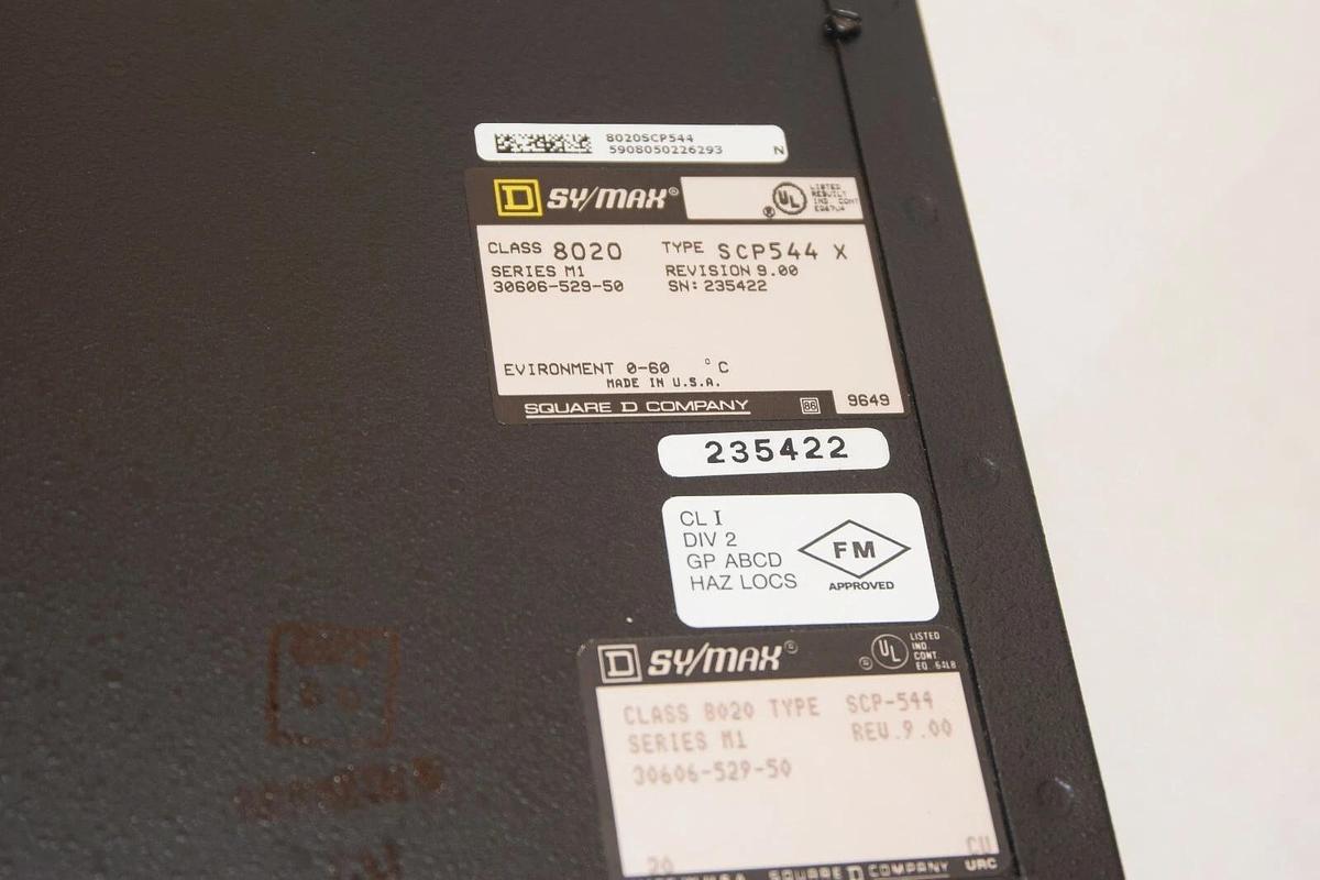 (New) SQUARE D Sy/max 8020 SCP-544 Processor Module SER M1 8020SCP544