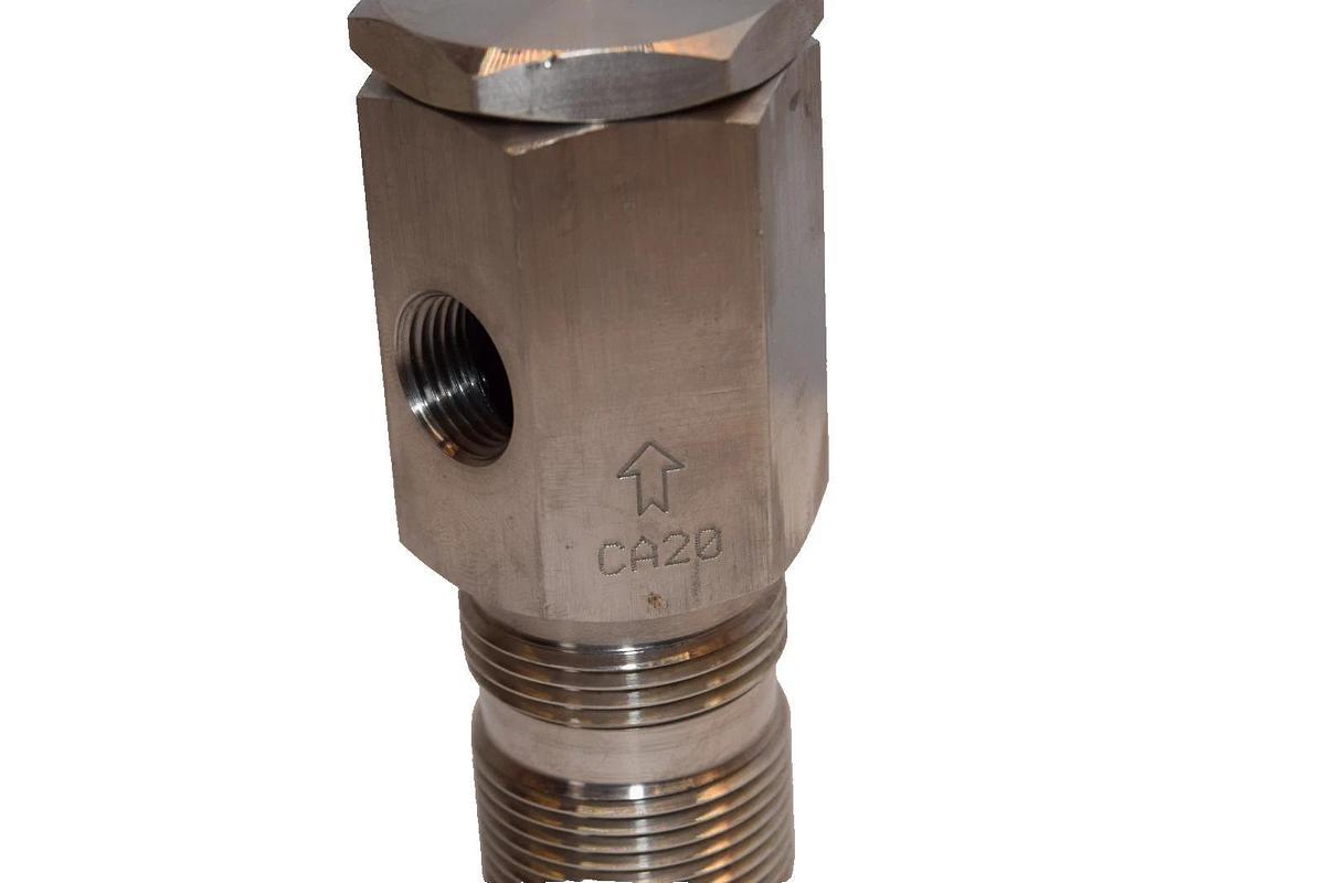 (NEW) CA20 1" osd 3/8" Sanitary Stainless Steel Check Valve With Clean Out