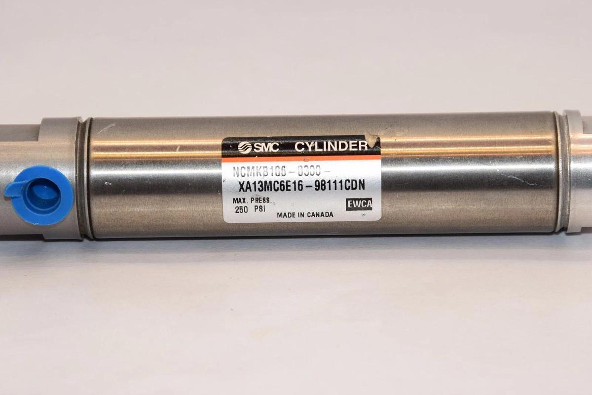 (NEW) SMC NCMKB106-0300-XA13MC6E16-98111CDN 250psi Air Cylinder