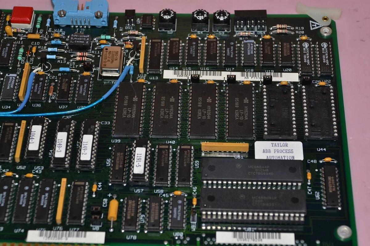 TAYLOR ABB PROCESS 6009BZ10000K 125P2206-3 AV1 REV A MEMORY MODULE NEW