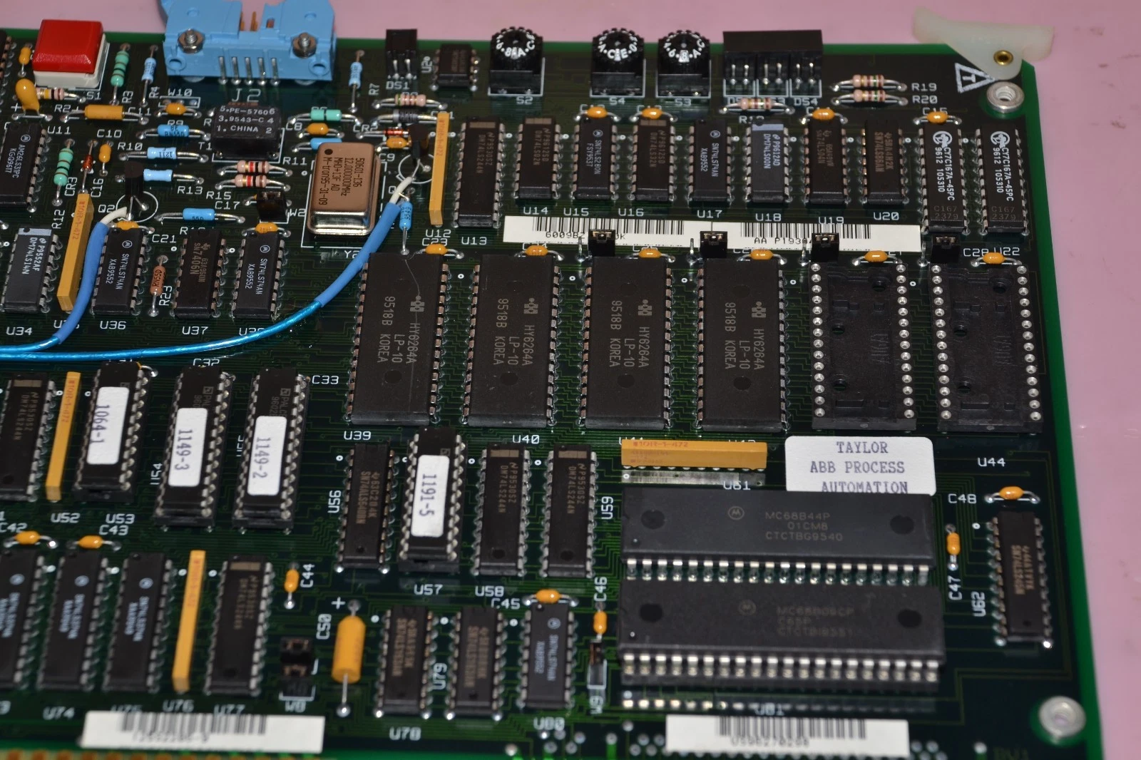TAYLOR ABB PROCESS 6009BZ10000K 125P2206-3 AV1 REV A MEMORY MODULE NEW