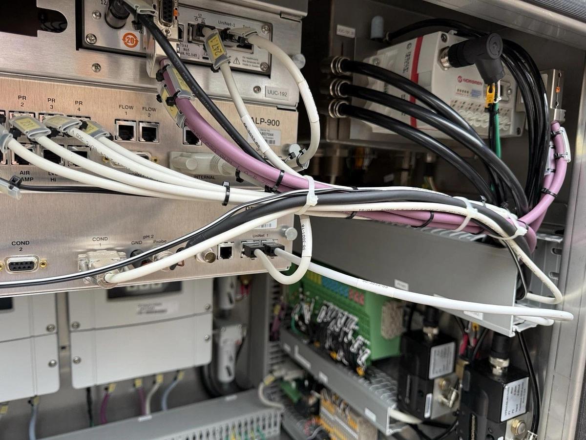 Used GE Healthcare UniFlux Cabinet 10 Tangential Flow Filtration System 2011