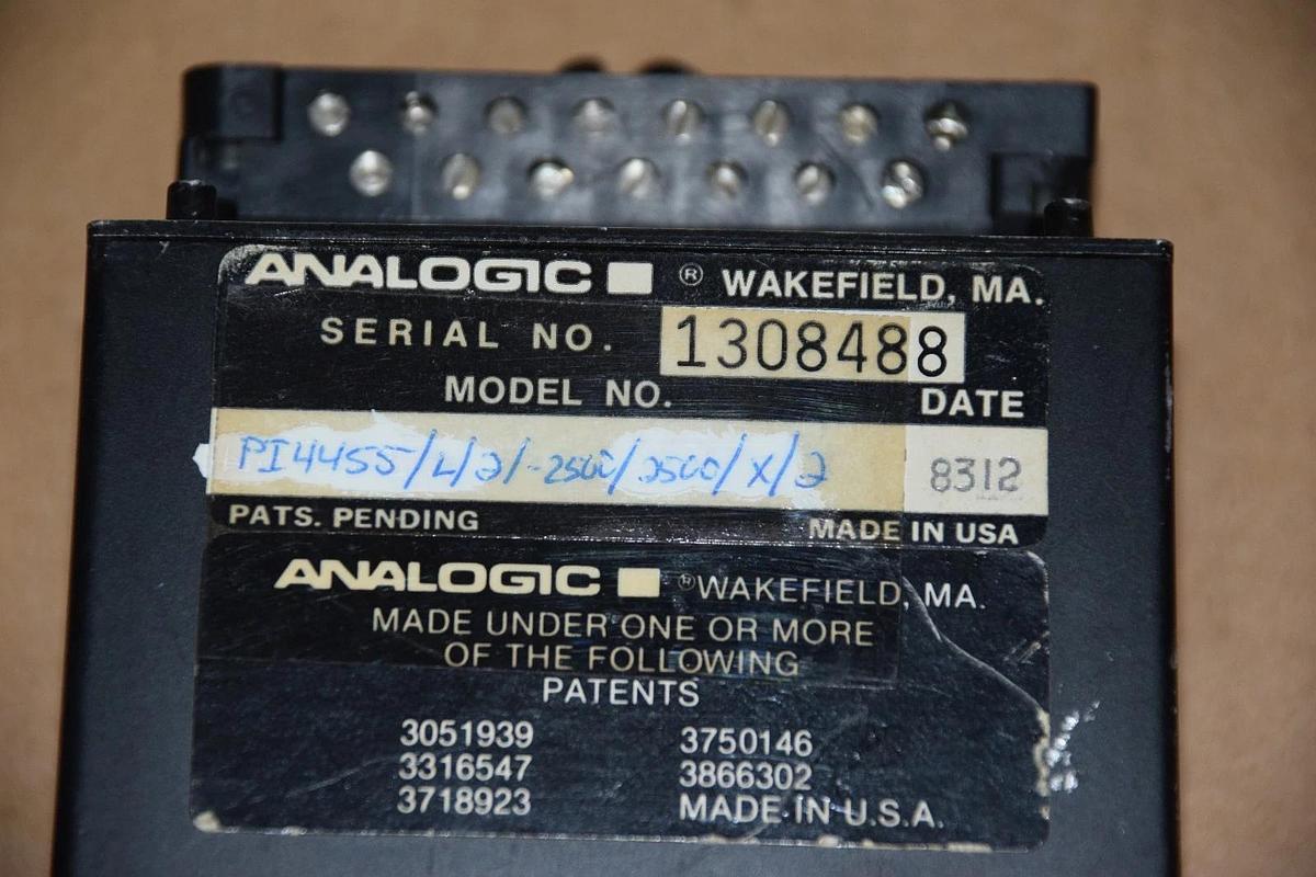 Used ANALOGIC PI4455 MEASUROMETER METER PI4455/42/-2500/2500/X/2