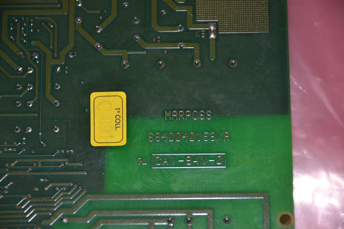 Used MARPOSS CIRCUIT BOARD CARD 6366140914 6840040153/A CA1-94V-0