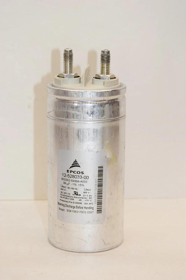 Used EPCOS 12-528033-00 B32362-S4996-A000 99uF 400V -1% +5% Capacitor