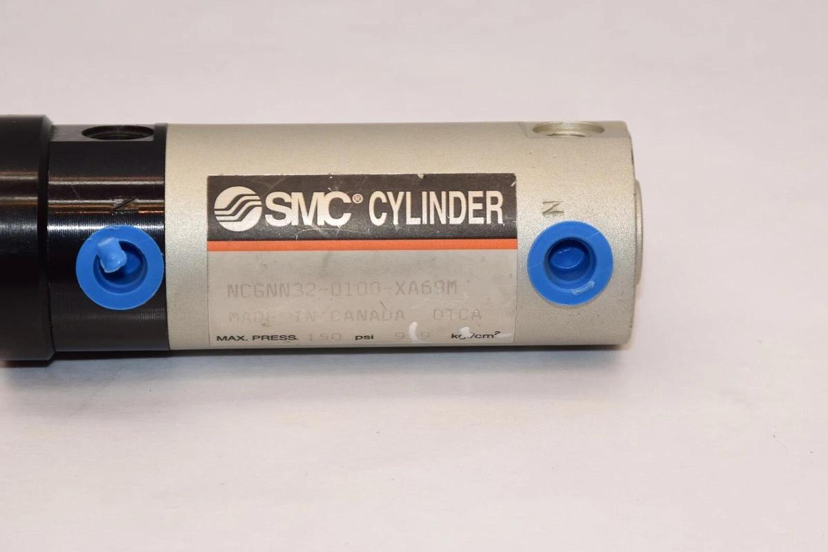 (NEW) SMC NCGNN32-0100-XA69M 150psi Air Cylinder