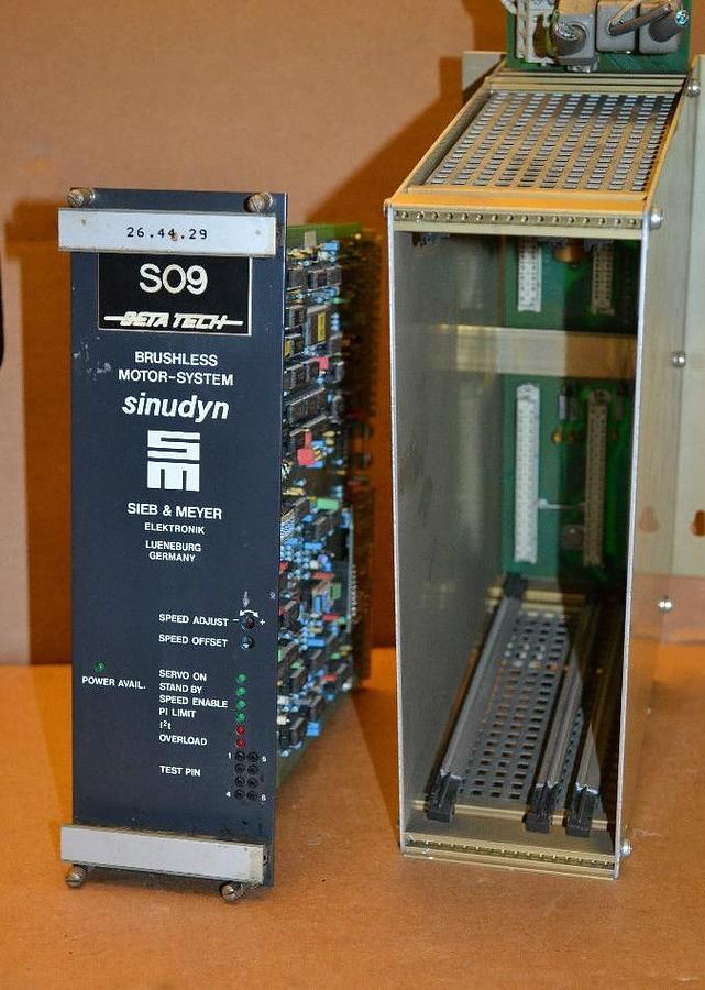 Used SIEB & MEYER BRUSHLESS MOTOR SYSTEM SINUDYN 26.44.29