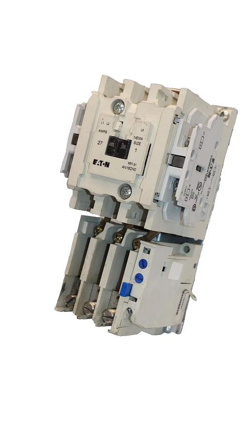 Used Eaton Starter AN16DN0 Size Sz 1 27A 27 Amp 575V Coil:120V