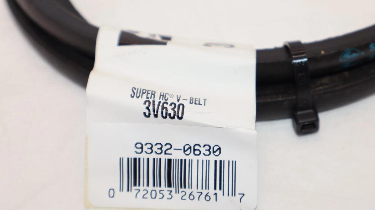 ( Lot of 2) Gates Super HC 3V630 , 9332-0630 Belt V-Belt (NEW)