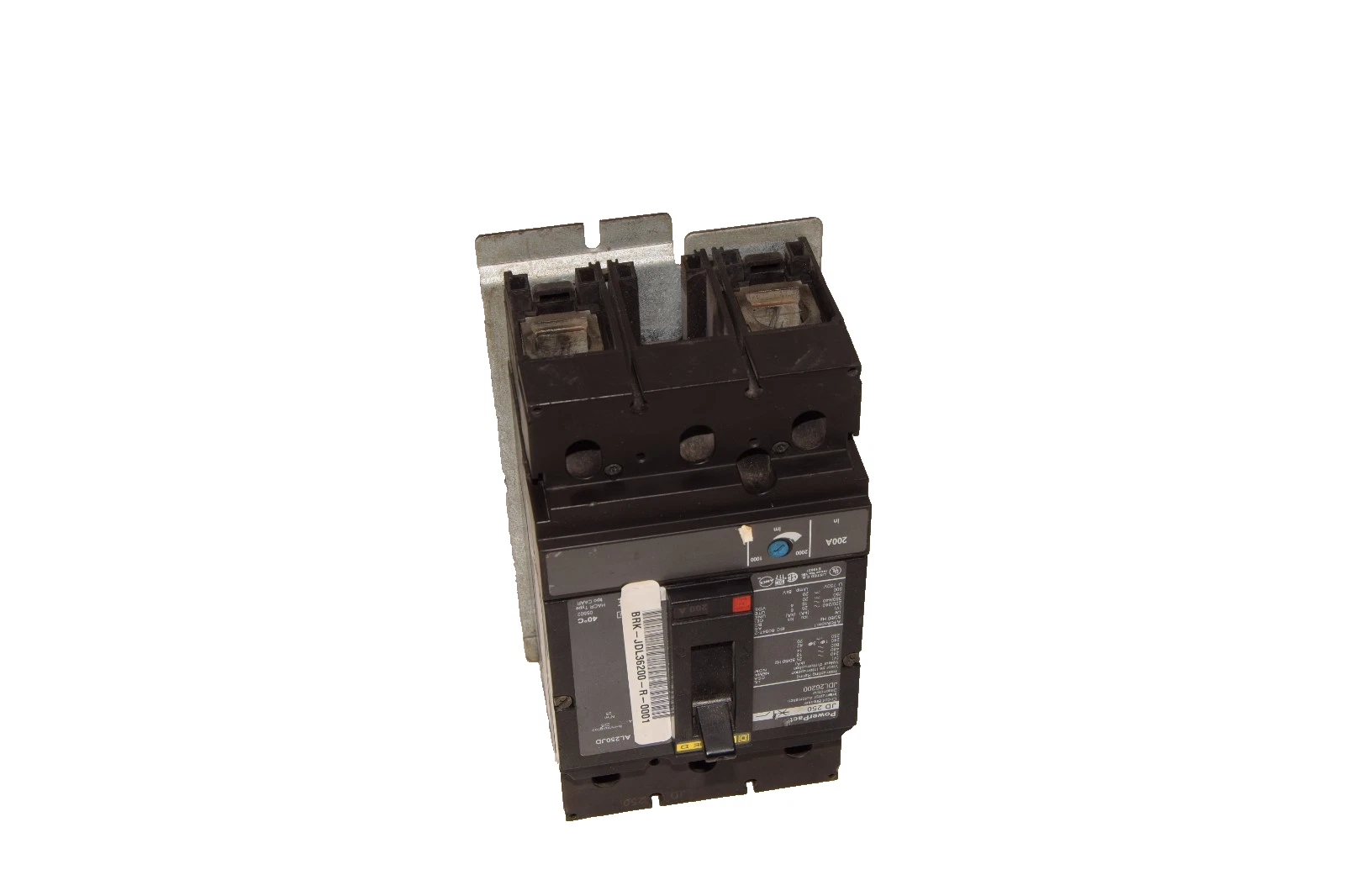 Used Square D Circuit Breaker 200A JDL26200 200 Amp JD 250 3P