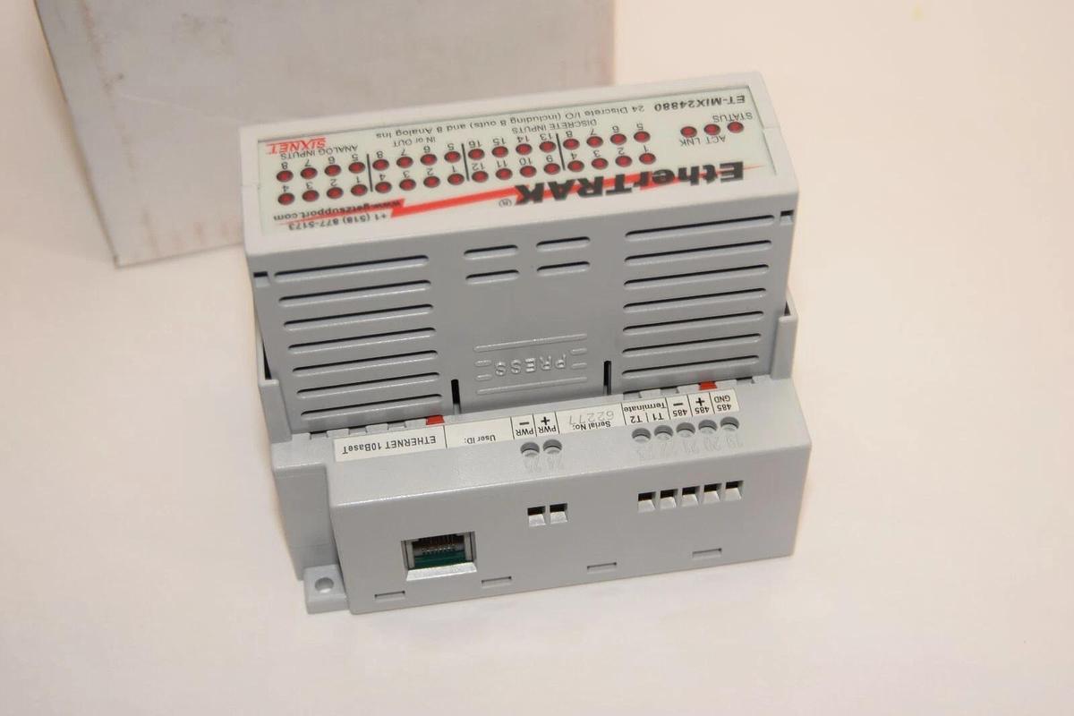 Ethertrak SIXNET  Red Lion  ET-MIX24880-D Direct Ethernet Module24 Discrete I/O