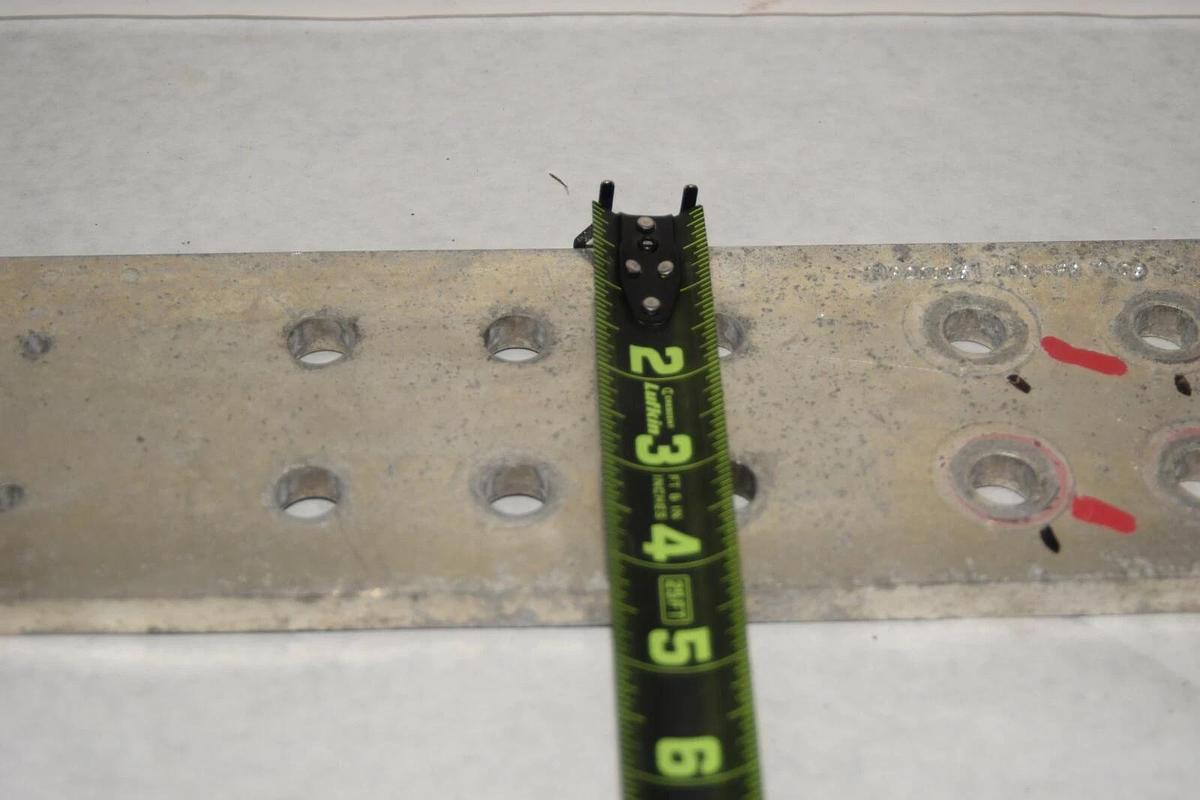 Used Buss Bar For Large Breaker 119200861 A00 RFR 7106 17" x 4" x 1/2"