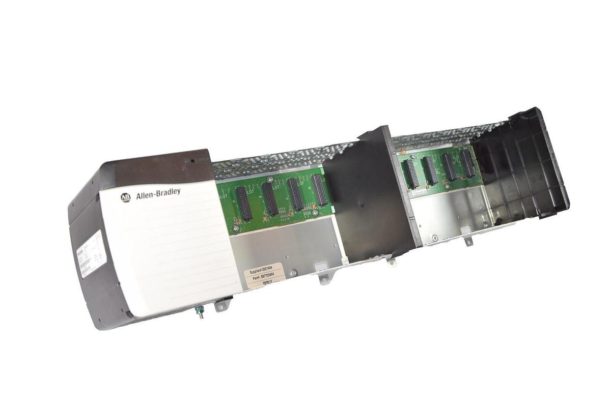 Used ALLEN BRADLEY 1756-A13 1756A13 Ser B 13 Slot Chassis W/ 1756-PA75/B Power Supply