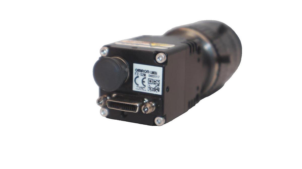 Used OMRON FZ-S2M , FZS2M Camera with 25mm 1:1.4 , 2/3" Computar Lens