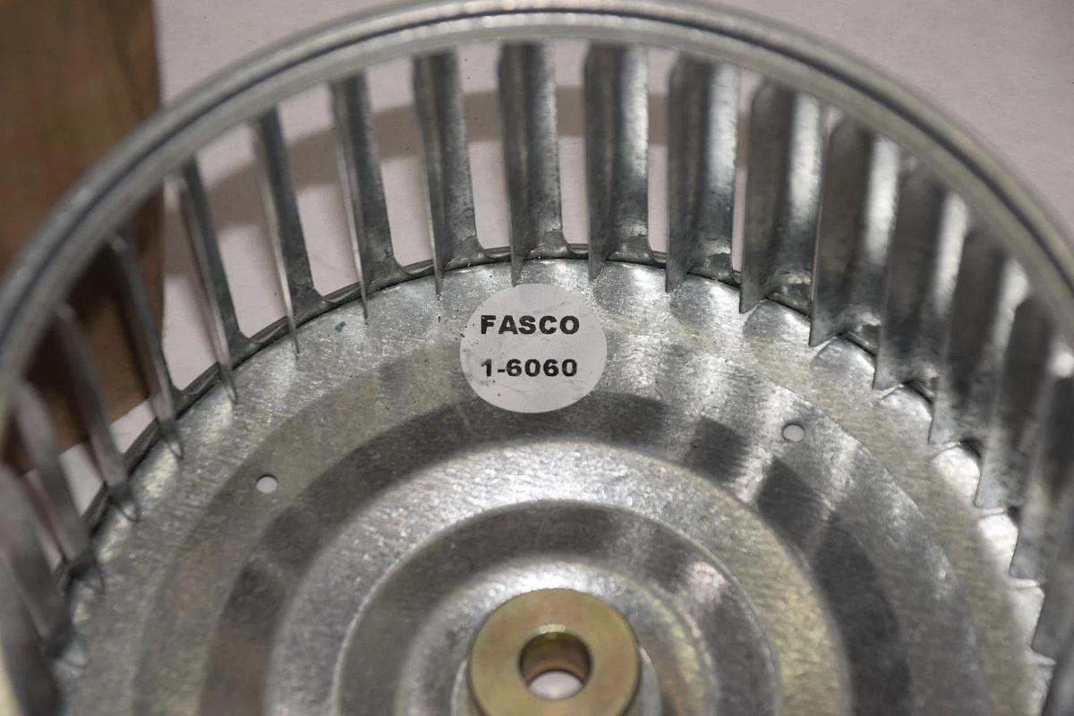 FASCO 1-6060 16060 3/8" BORE 6-3/16" DIA 2-15/16"W SINGLE INLET WHEEL NEW