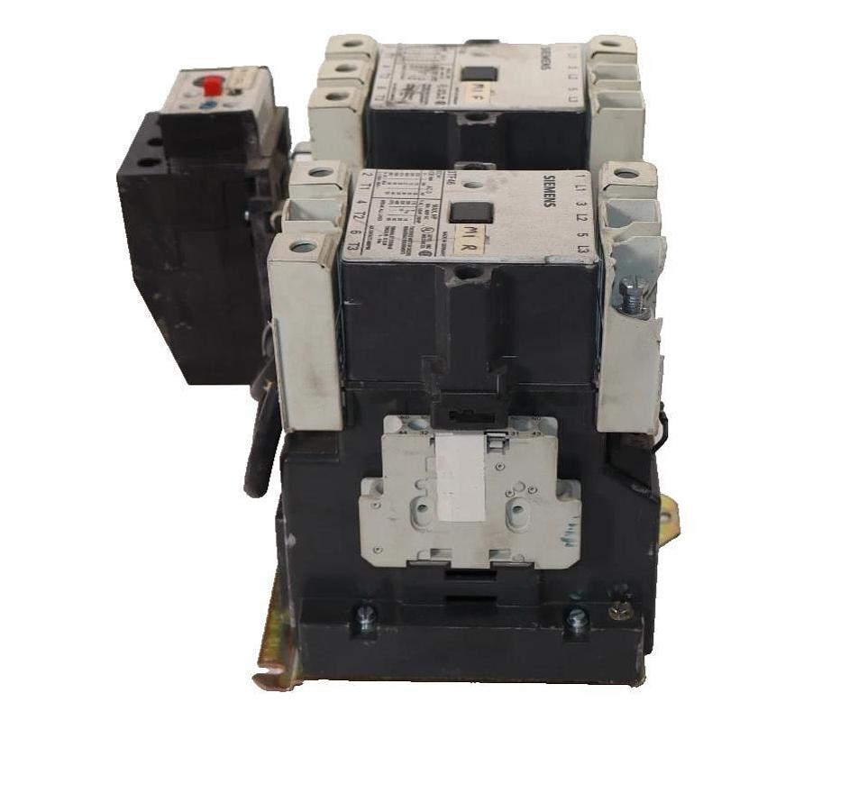 Used Siemens Reversing Starter Contactor CRL0F4622  24vdc Coil (Damaged)