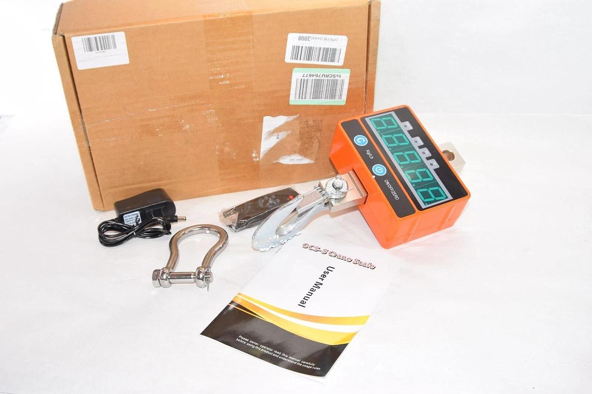 OCS-S 1000KG High precision Aluminum Digital Crane Scale LED Display NEW