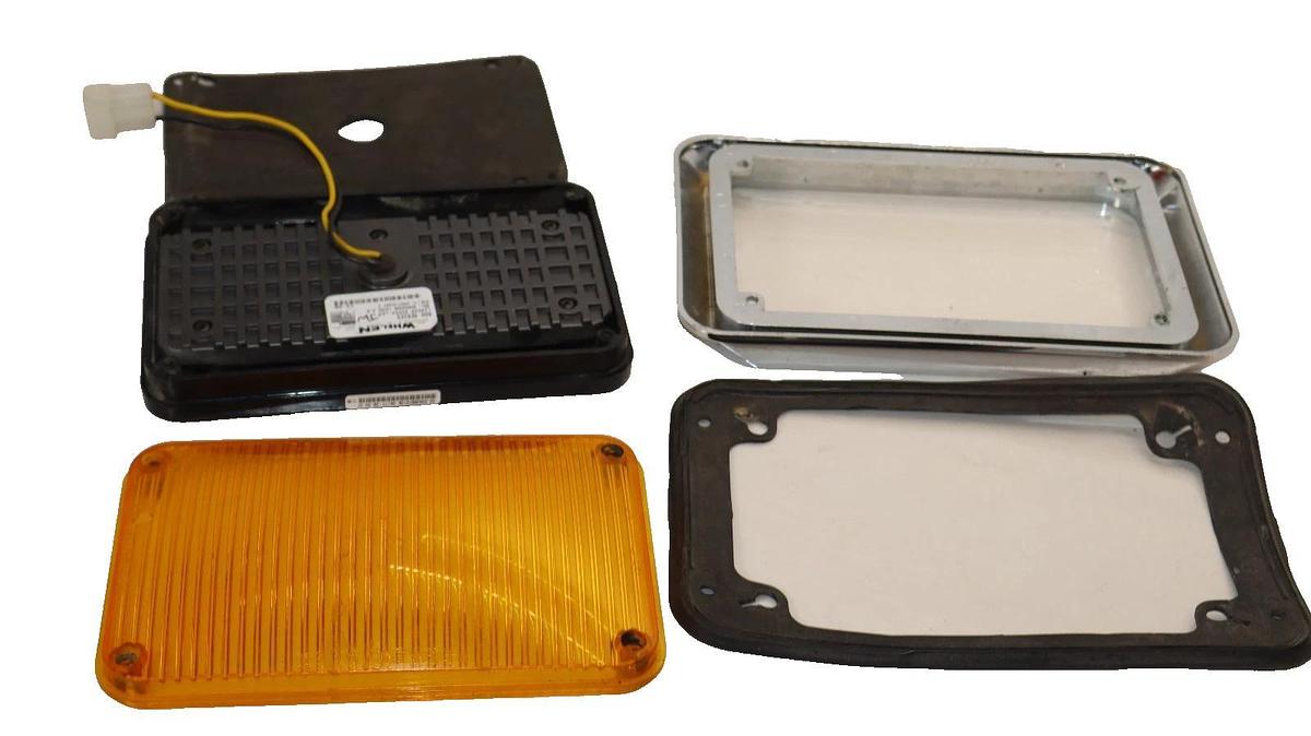 Used Whelen Linear Super LED Amber Cover 600 Series 60A02SAR 01-06841262A00 12Vdc