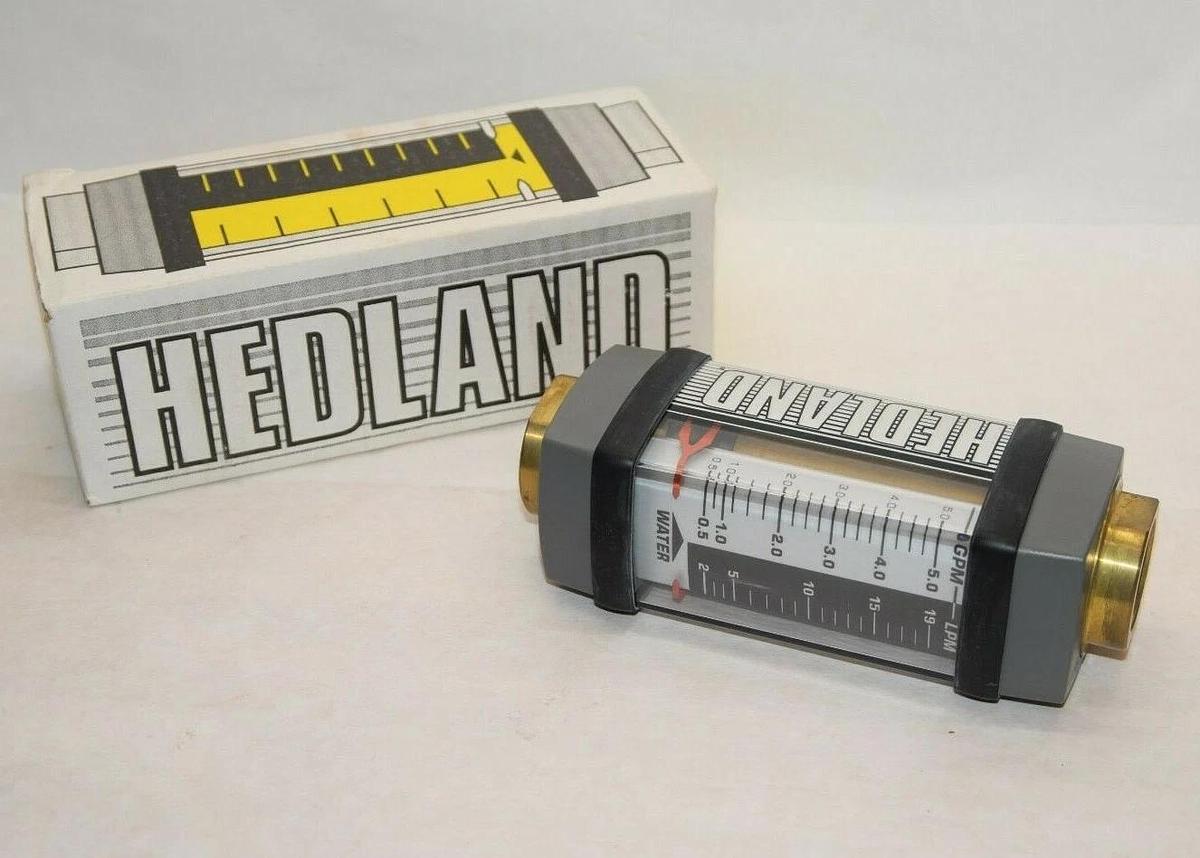 (NEW) HEDLAND H755B-005 H755B005 1" Flow Meter
