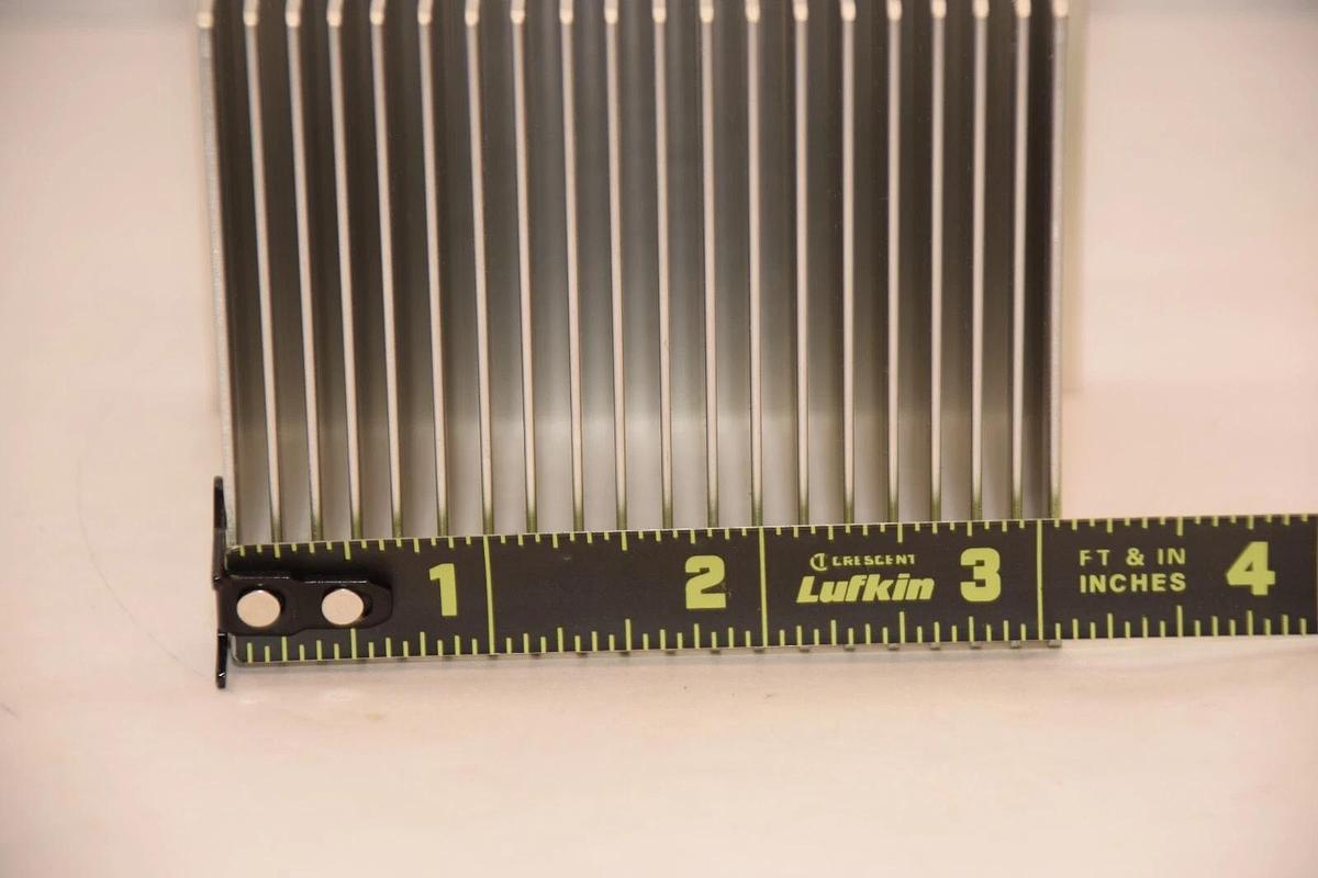 Used (Lot of 4) Aluminum Heat Sinks 3.5" L x 2.75" W x 2.5" D