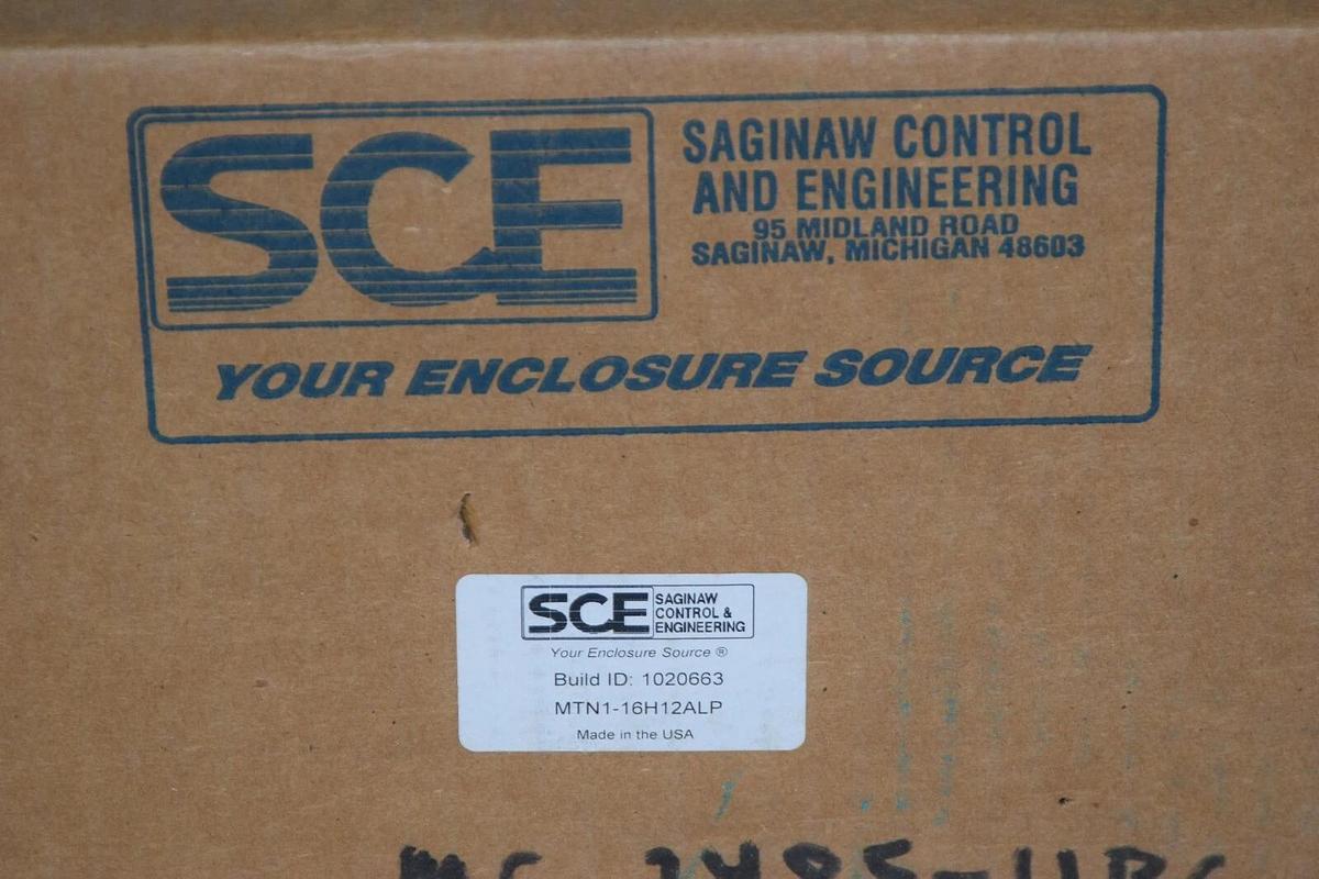(NEW) SCE MTN1-16H12ALP 1020663 Enclosed Wall Mount 16"x12"