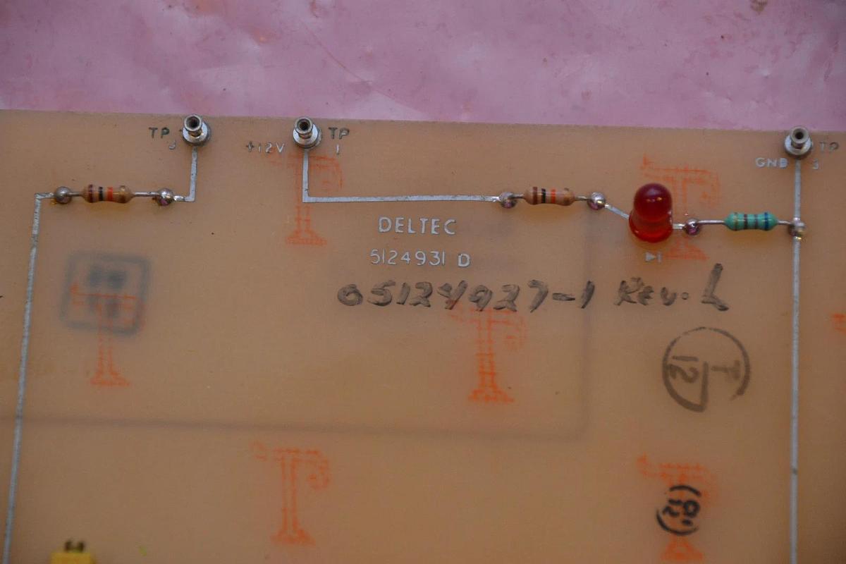 Used DELTEC CIRCUIT BOARD CARD 5I24931 D 5I24931D 5I24931D 5124931 D 5I2493I D