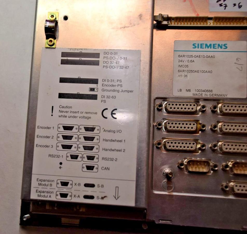 Used Siemens Sicomp Computer IMC 05 6AR1025-0AE10-0AA0 6AR10250AE100AA0 24V