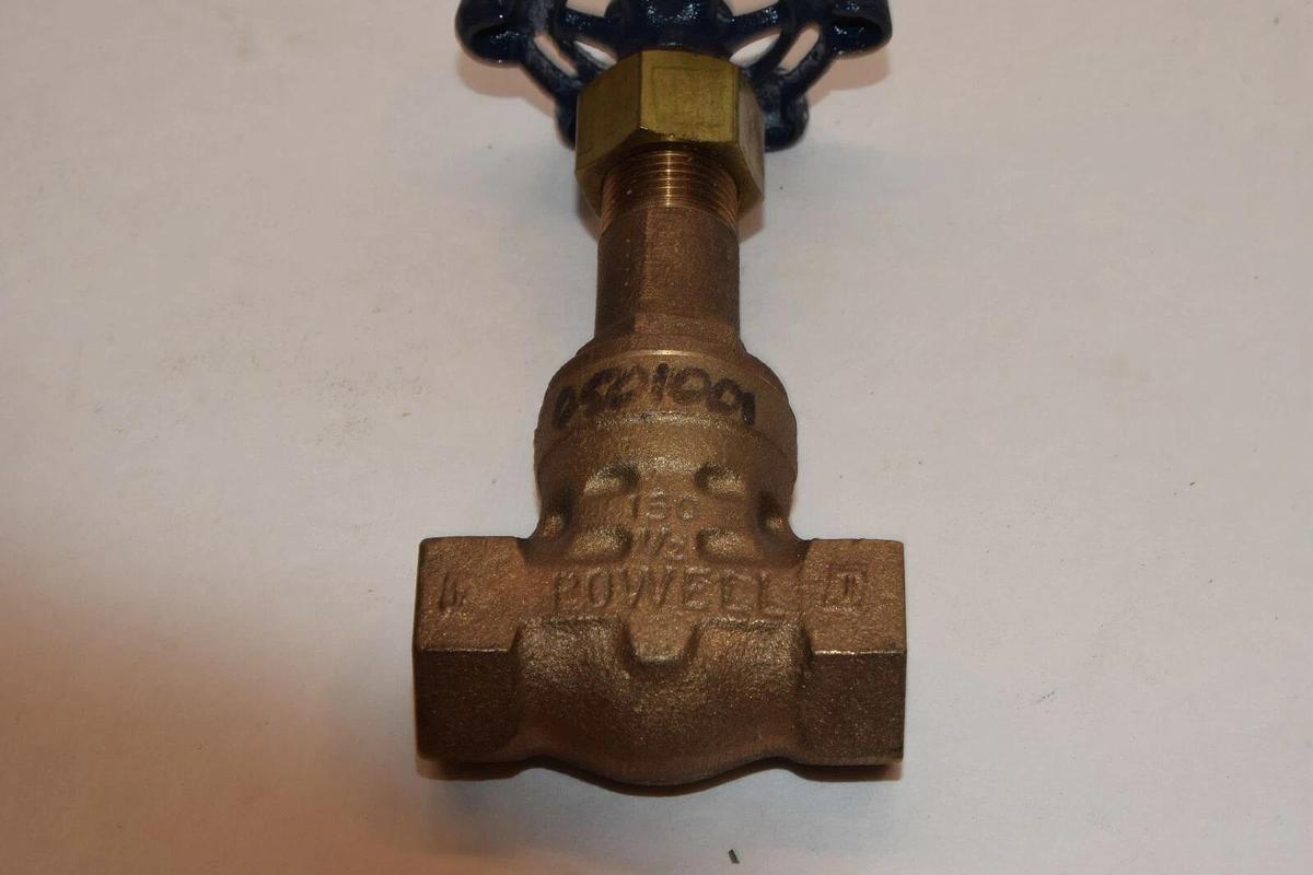 NEW POWELL 150 BRONZE 514 1/2" GATE VALVE